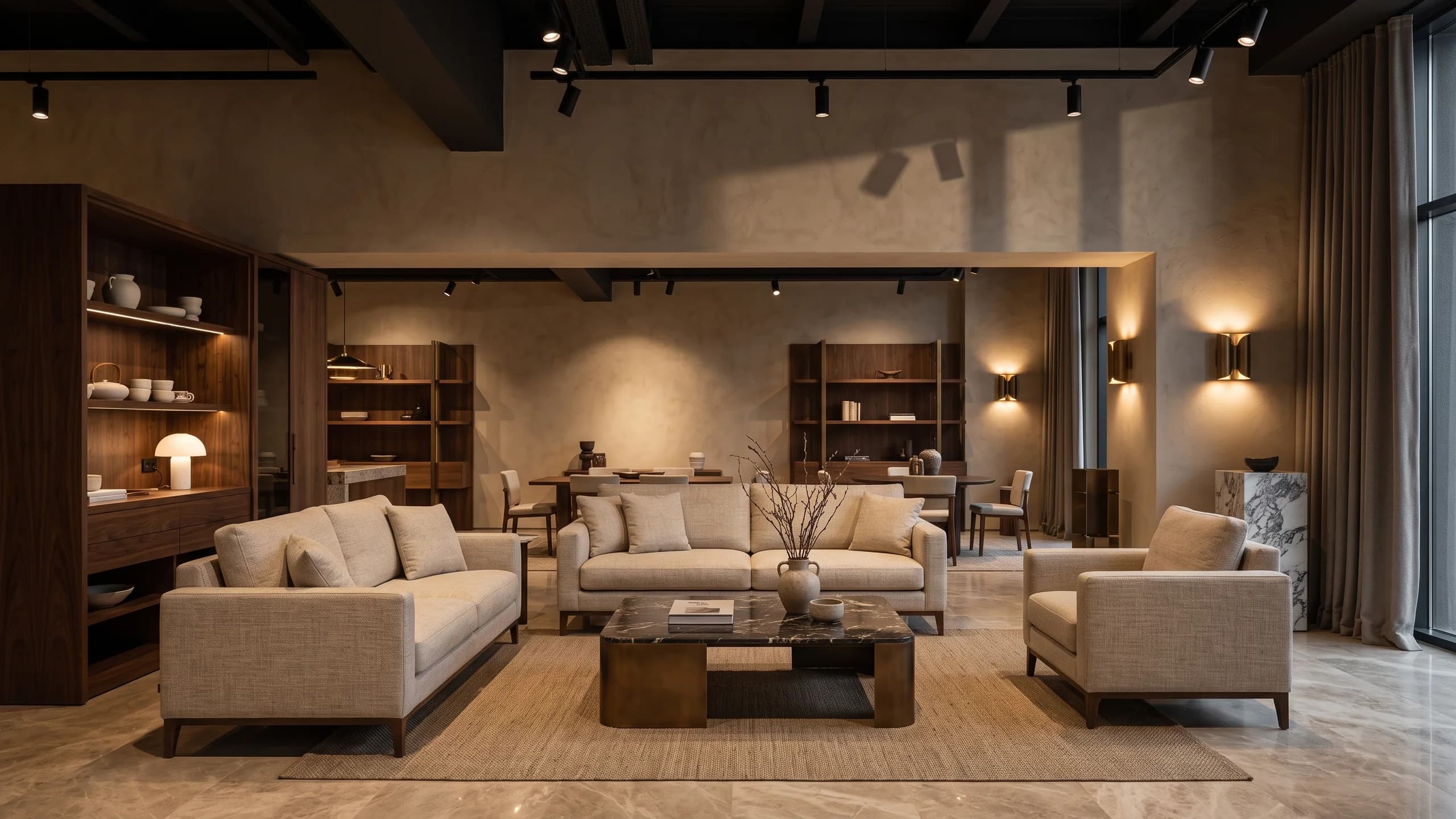 Interior of the Arche Baku showroom