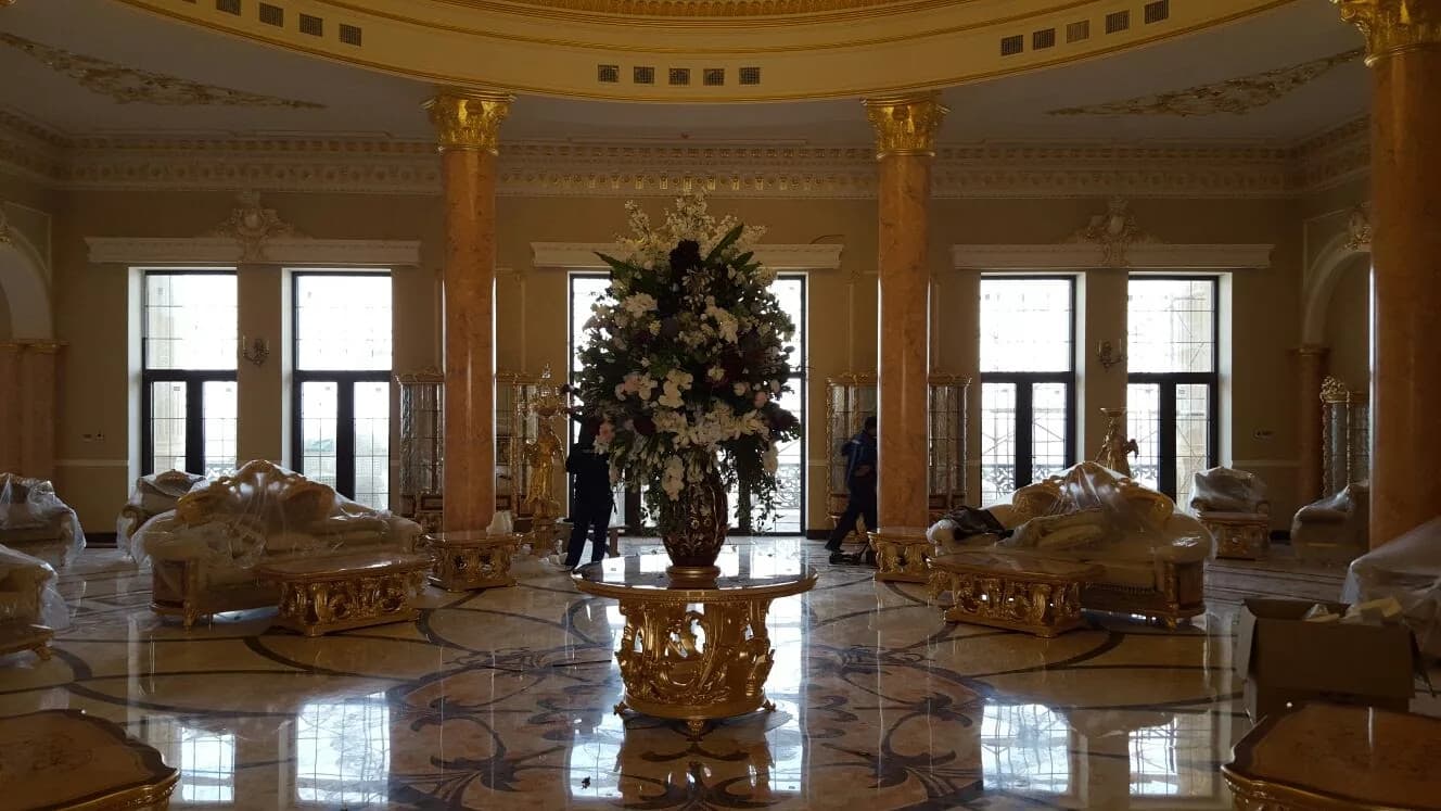 Dübəndi Villa, photograph of the finished interior