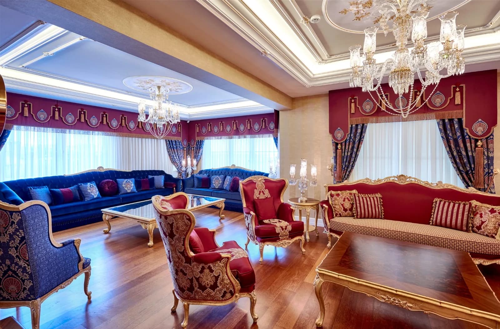 Gala Villa, photograph of the finished interior