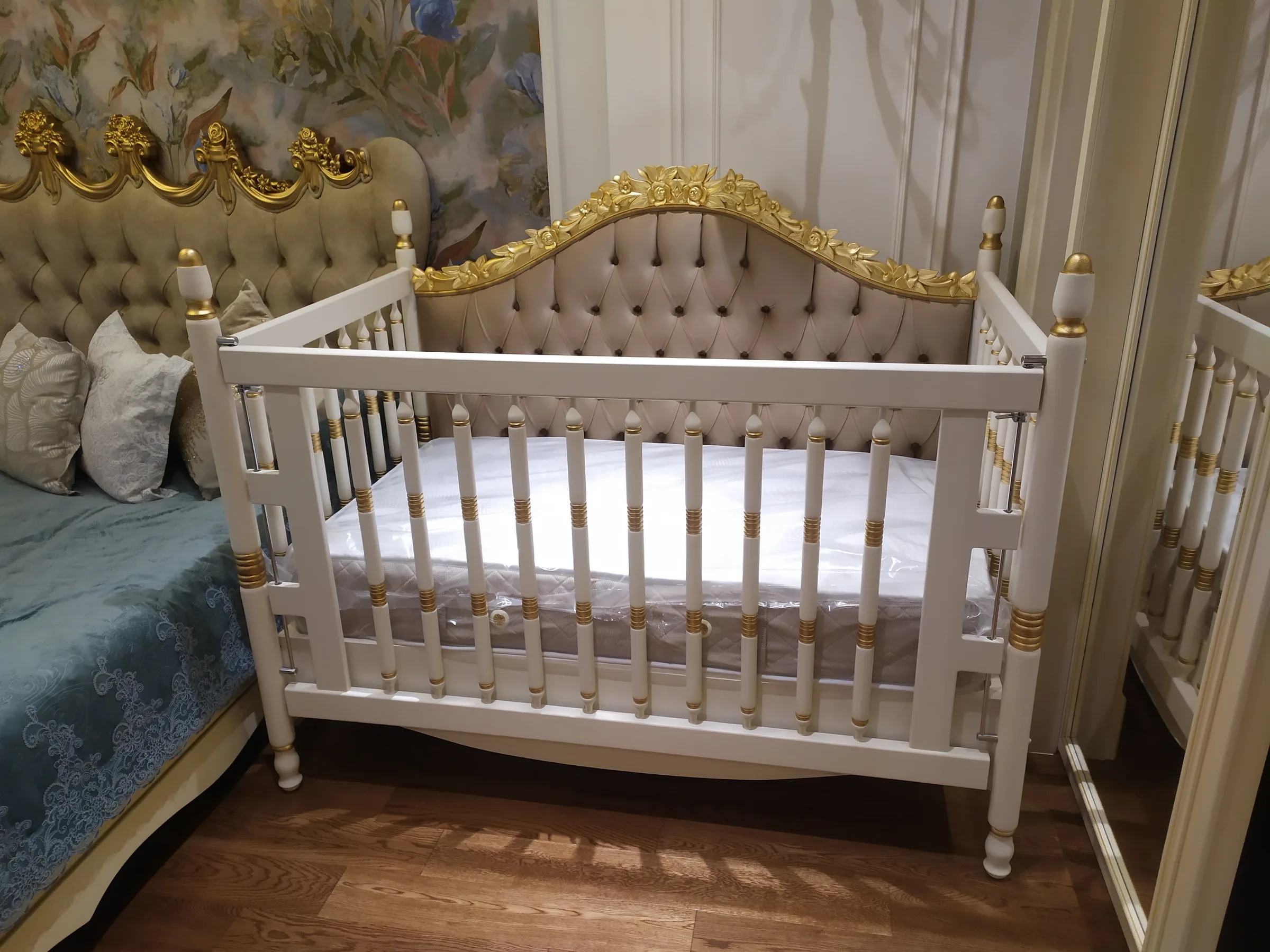 Gold Crown Nursery, photograph of the finished interior