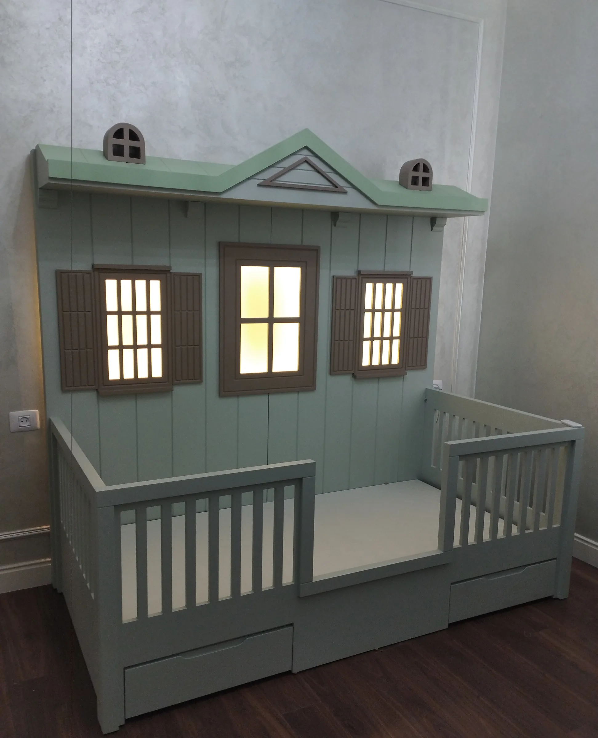 Little House Room, photograph of the finished interior