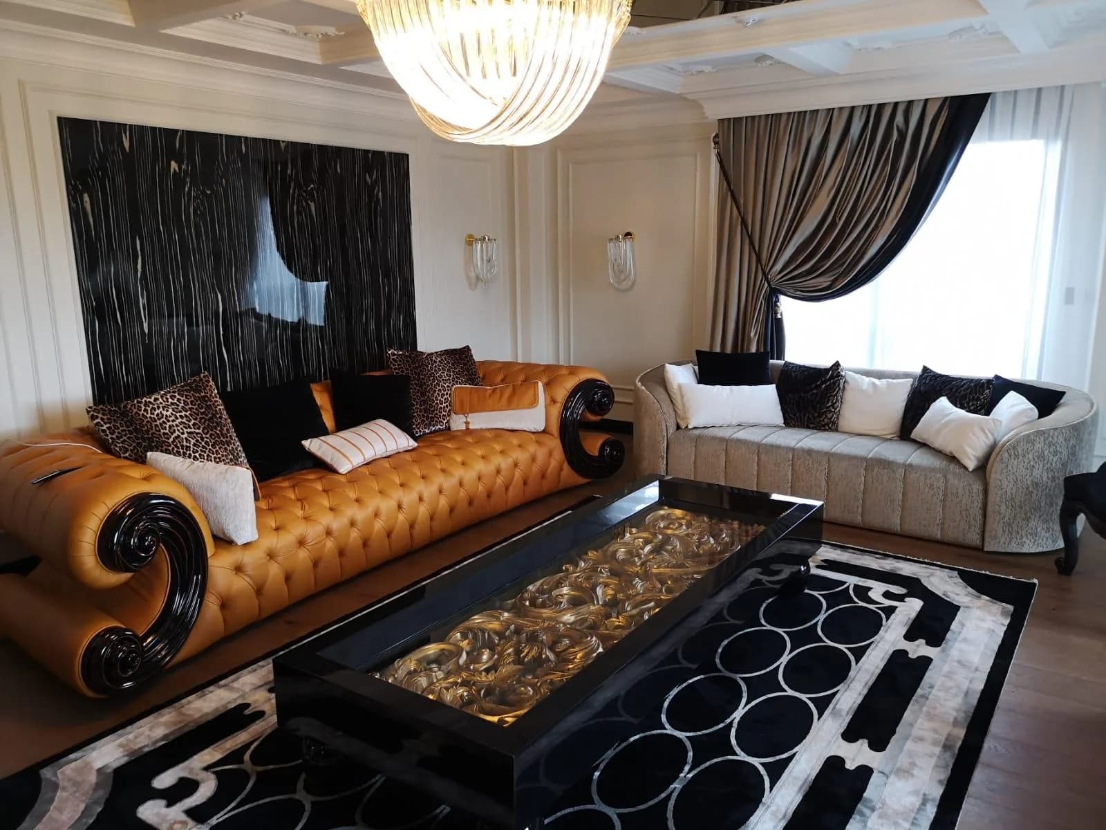 Nasimi Apartment, photograph of the finished interior