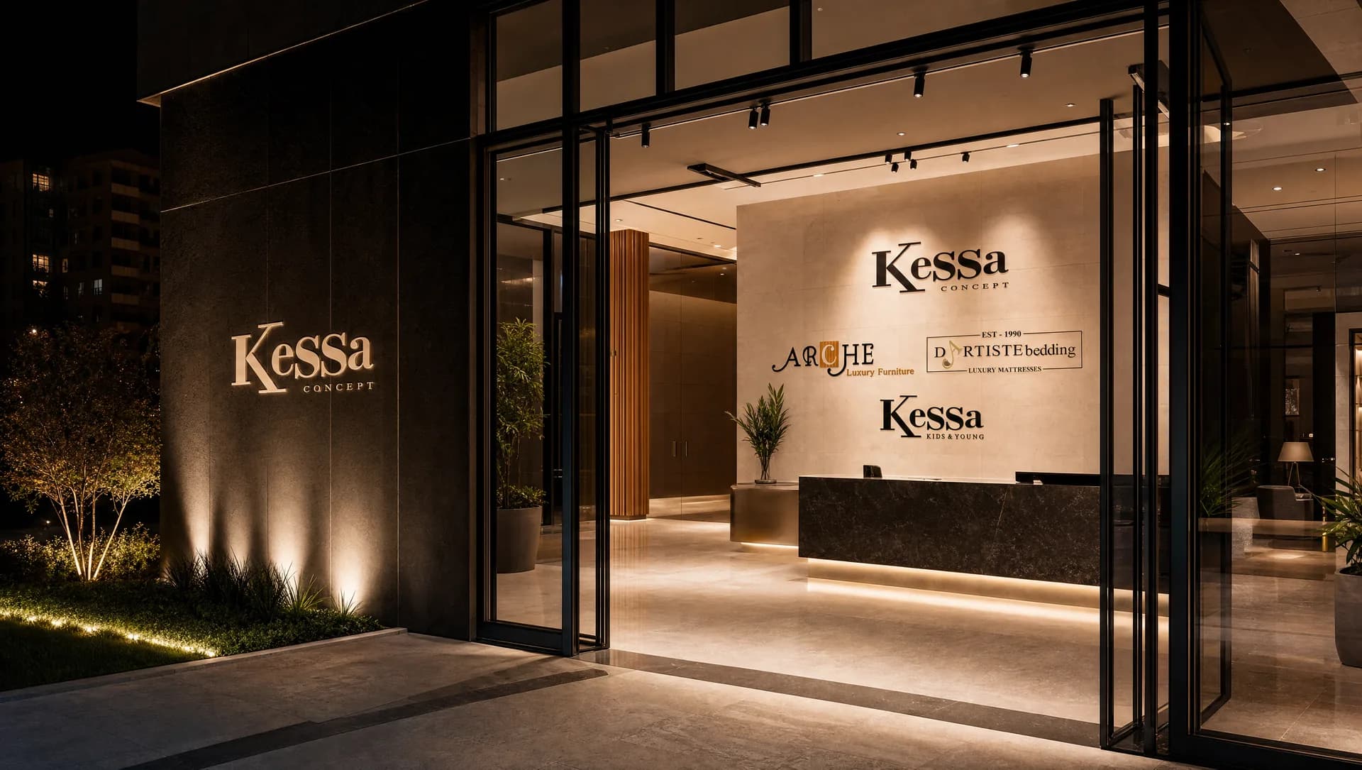 Entrance of the Kessa Concept headquarters, Ankara